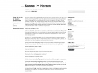 sonneimherzen.wordpress.com Webseite Vorschau
