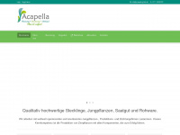 acapella-gmbh.eu Webseite Vorschau
