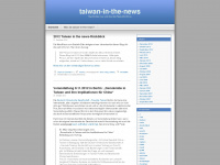 taiwaninthenews.wordpress.com Webseite Vorschau