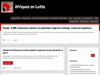 afriquesenlutte.org Webseite Vorschau