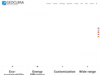 geoclima.com Webseite Vorschau