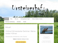 ursteirerhof.at Webseite Vorschau