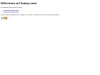 radzey.name Webseite Vorschau