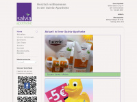 salvia-apotheke.at Webseite Vorschau