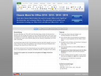 officeclassicmenu.com Webseite Vorschau