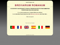 breviariumromanum.com Webseite Vorschau