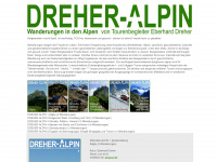 dreher-alpin.de Webseite Vorschau