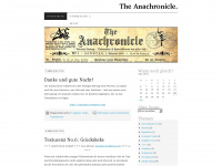 anachronicle.wordpress.com Webseite Vorschau