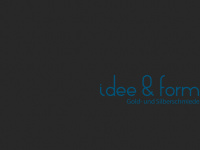 idee-und-form.com Webseite Vorschau