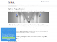 digitales-wegeleitsystem.de Webseite Vorschau