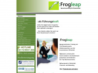 frog-leap.de Webseite Vorschau