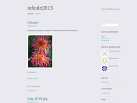 schule2013.wordpress.com Webseite Vorschau