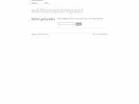 editionscompact.wordpress.com Webseite Vorschau