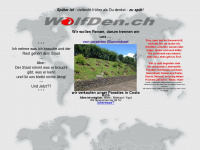 wolfden.ch Webseite Vorschau