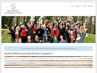bruecker-gospelchor.de Webseite Vorschau