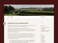 gottwuerfeltnicht.wordpress.com Webseite Vorschau
