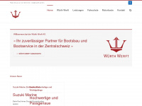 wuerth-werft.ch Webseite Vorschau