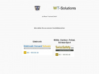 wtsolutions.ch Webseite Vorschau