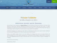 pitztaler-schihuette.at Webseite Vorschau