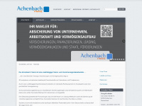 achenbach-finanz.de Webseite Vorschau