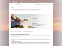ayurveda-living.com Webseite Vorschau