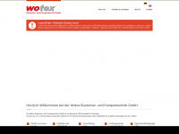 wotex-elastomer.de Webseite Vorschau