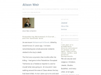 alisonweir.org Webseite Vorschau