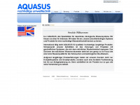 aquasus.de Webseite Vorschau