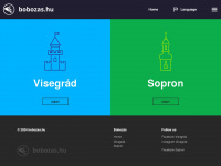 bobozas.hu Webseite Vorschau