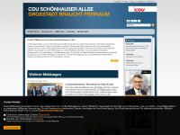 cdu-schoenhauser-allee.de Webseite Vorschau