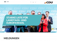 cdu-erfurt.de Webseite Vorschau