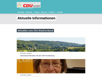 cdu-tecklenburg.de Webseite Vorschau