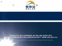 bsw-solar-shop.de Webseite Vorschau