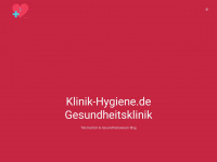 klinik-hygiene.de Webseite Vorschau