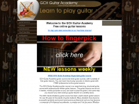 guitar-academy.com Webseite Vorschau