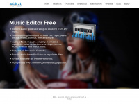 music-editor.net Webseite Vorschau