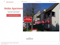 heides-apartment.de Webseite Vorschau