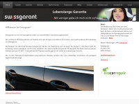 swissgarant.ch Webseite Vorschau