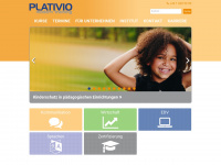 plativio.at Webseite Vorschau