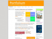 portfolium.ch Webseite Vorschau