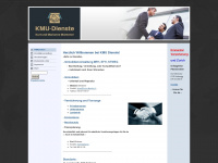 kmu-dienste.ch Webseite Vorschau
