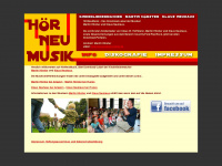 hoerneumusik.de Webseite Vorschau