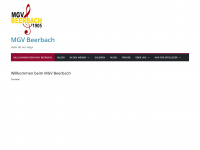 mgv-beerbach.de Webseite Vorschau
