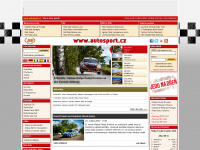 autosport.cz Webseite Vorschau