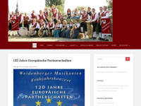 weidenberger-musikanten.de Webseite Vorschau