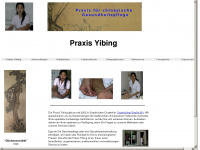 praxis-yibing.com Webseite Vorschau