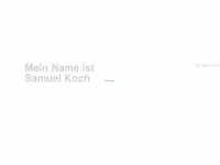 samuel-koch.com Webseite Vorschau