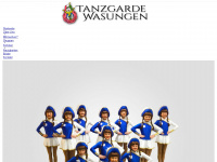 tanzgarde-wasungen.de Webseite Vorschau