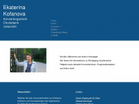 ekaterina-kofanova.com Webseite Vorschau