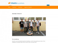 strato-ausbildung.de Webseite Vorschau